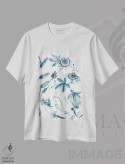 تیشرت سفید طرح دار – تیشرت گل و گیاه ,ژاکوبین I اثر مایا وودز فروشگاه ایماژ