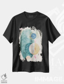 تیشرت مشکی طرح دار – تیشرت کیهانی ,سحابی I اثر مایا وودز فروشگاه ایماژ