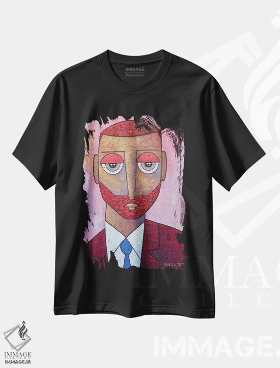 تیشرت مشکی طرح دار – تیشرت مردانه ,تمرکز اثر آدوبی مایداز مکین دی immage.ir