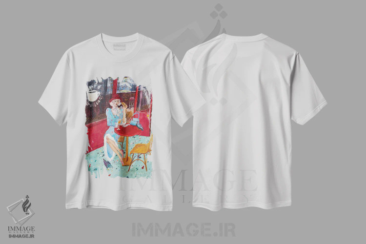 تیشرت سفید طرح دار – تیشرت فانتزی ,کرواسان اثر آناستازیا مازور-اسکروبوا immage.ir