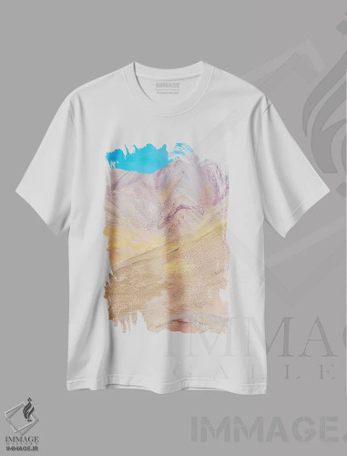 تیشرت سفید طرح دار – تیشرت کوهستان ,near the village of Tolar Grande, close to the border of Chile.,کوه های آلتپلانوی نزدیک روستای تولار گرانده، نزدیک مرز شیلی اثر مارتین زویک فروشگاه ایماژ