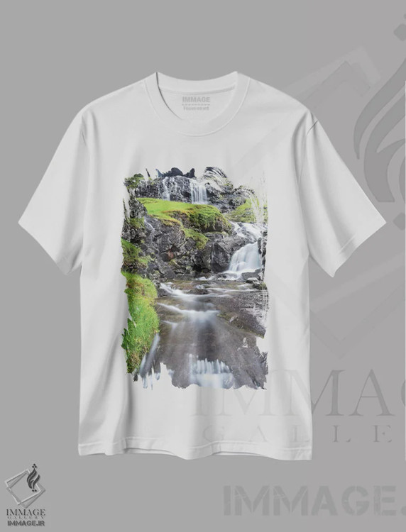 تیشرت سفید طرح دار – تیشرت منظره ,Faroe Islands,دره ساکسون، جزایر فارو، دانمارک اثر مارتین زویک immage.ir