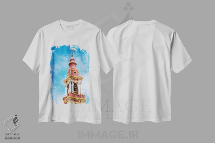 تیشرت سفید طرح دار – تیشرت فرهنگی ,north of Argentina, located in the foothills of the Andes.,کلیسای سن فرانسیسکو. شهر سالتا، شمال آرژانتین، واقع در دامنه های کوه های آند اثر مارتین زویک فروشگاه ایماژ