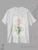 تیشرت سفید طرح دار – تیشرت گلدار ,ارکیده بهاری یک اثر دان هوی نای immage.ir