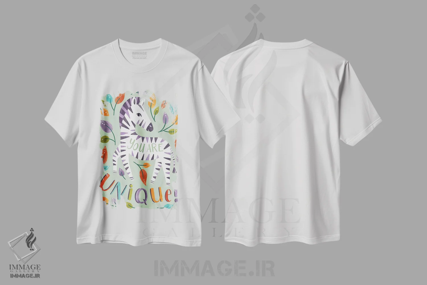 تیشرت سفید طرح دار – تیشرت کودکانه ,بهشت رنگین کمانی کودکانه اثر ناتالی مایلز immage.ir