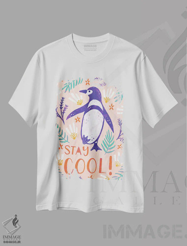 تیشرت سفید طرح دار – تیشرت کودکانه ,اقیانوس رنگین کمانی کودکانه اثر ناتالی مایلز فروشگاه ایماژ