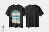 تیشرت مشکی طرح دار – تیشرت ساحلی ,روز افسون کننده اثر نان فروشگاه ایماژ