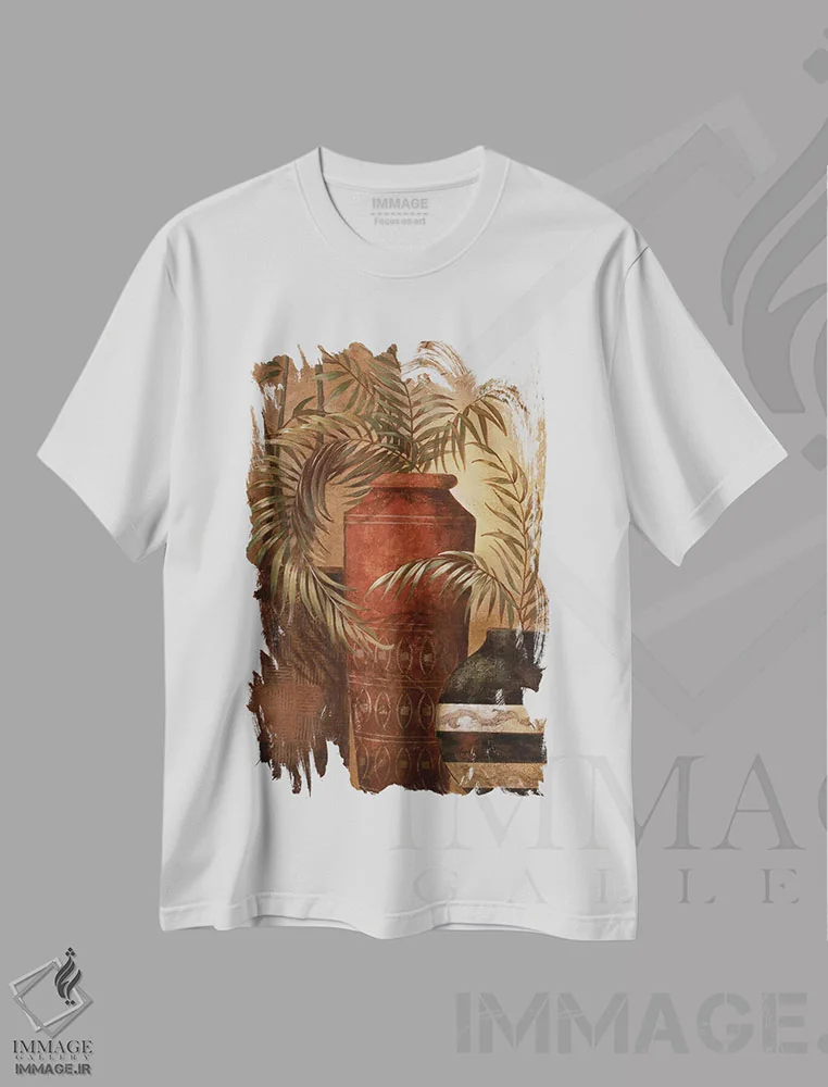 تیشرت سفید طرح دار – تیشرت فرهنگ جهانی ,تعطیلات خاص و جذاب I اثر نان فروشگاه ایماژ