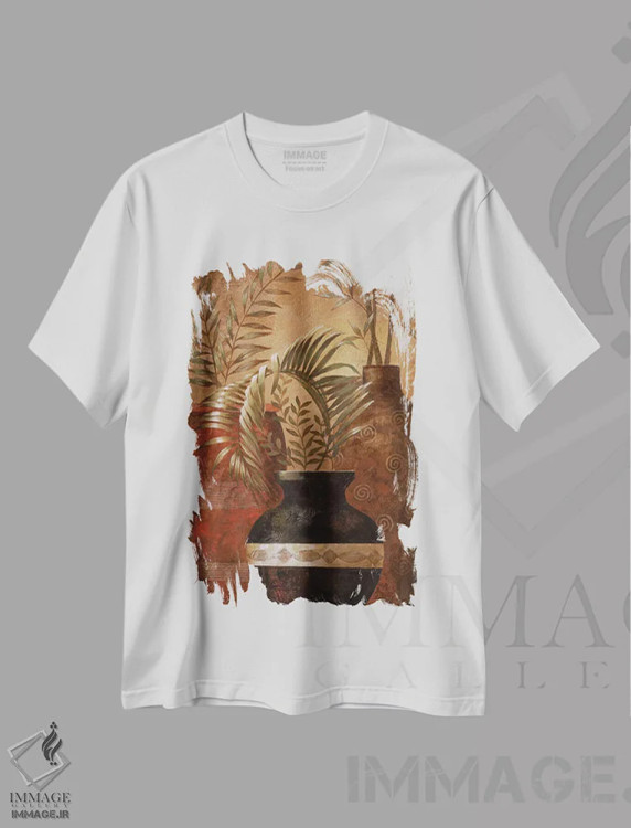 تیشرت سفید طرح دار – تیشرت فرهنگی ,تعطیلات خاص و جذاب II اثر نان immage.ir