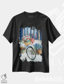 تیشرت مشکی طرح دار – تیشرت اسپرت ,دوچرخه میهن دوست II اثر نان فروشگاه ایماژ
