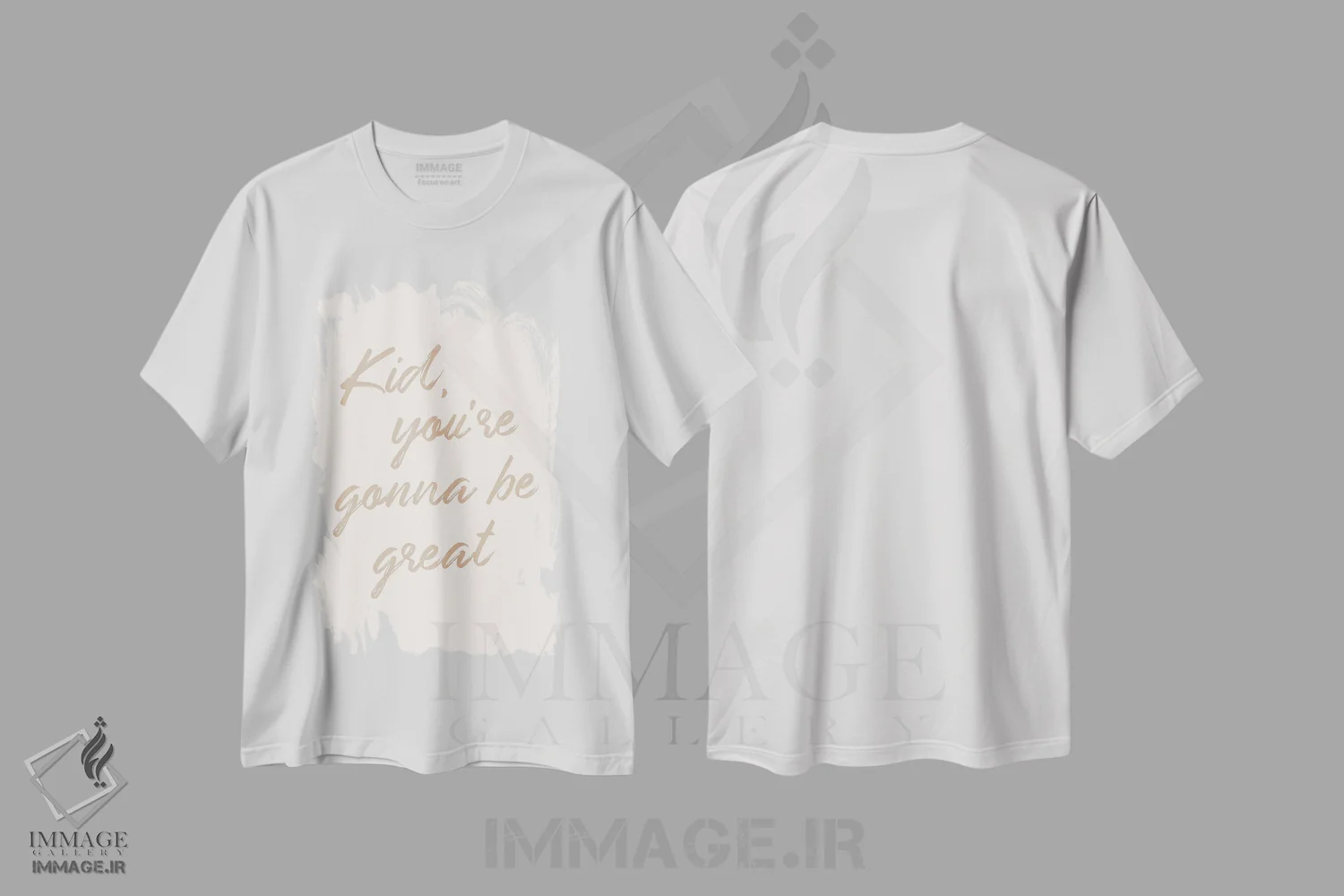 تیشرت سفید طرح دار – تیشرت انگیزشی ,You're Gonna Be Great,بچه، تو عالی خواهی شد اثر نیکول باسک immage.ir