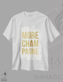تیشرت سفید طرح دار – تیشرت طنز ,شامپاین بیشتر اثر نیکول باسک immage.ir