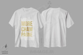 تیشرت سفید طرح دار – تیشرت طنز ,شامپاین بیشتر اثر نیکول باسک immage.ir