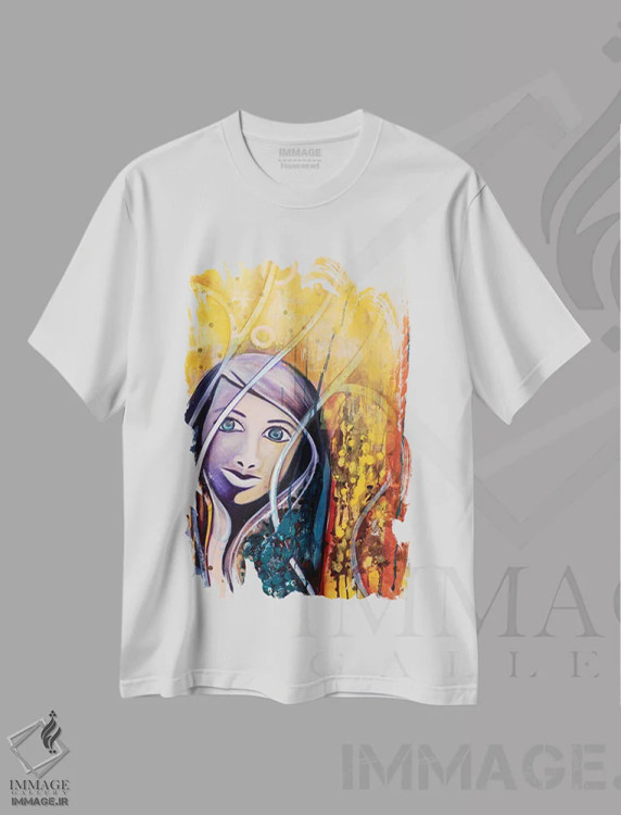 تیشرت سفید طرح دار – تیشرت زنانه ,عشق بی قید و شرط اثر نیکول کولی فروشگاه ایماژ