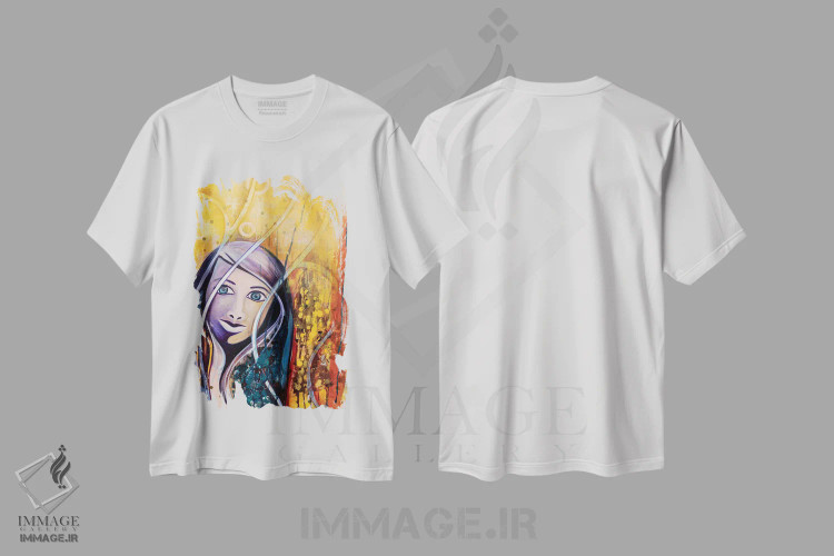 تیشرت سفید طرح دار – تیشرت زنانه ,عشق بی قید و شرط اثر نیکول کولی فروشگاه ایماژ