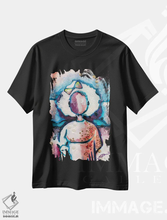 تیشرت مشکی طرح دار – تیشرت هنری ,فرزند گرانبهای من اثر نیکول کولی immage.ir
