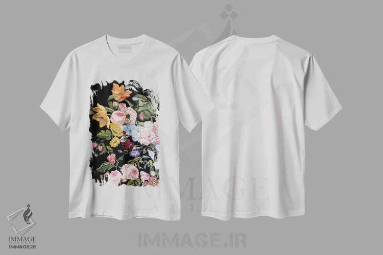 تیشرت سفید طرح دار دیپتیک باروک یک، تزئینی اثر نائومی مک کاویت | فروشگاه ایماژ