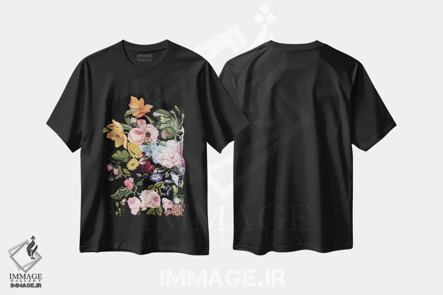 تیشرت مشکی طرح دار دیپتیک باروک یک، تزئینی اثر نائومی مک کاویت | immage.ir