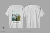 تیشرت سفید طرح دار ریو برزیل، مدیوم اثر نائومی دیویس | immage.ir