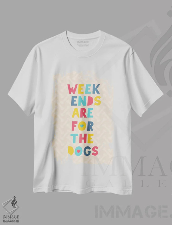 تیشرت سفید طرح دار سگ و استخوان روزمره ۴، تزئینی اثر نانسی مک کنزی | immage.ir