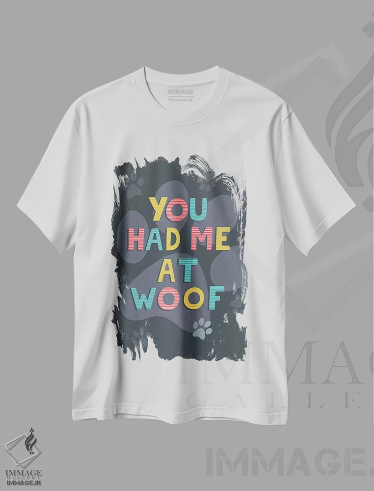 تیشرت سفید طرح دار سگ و استخوان روزمره ۳، تزئینی اثر نانسی مک کنزی | فروشگاه ایماژ