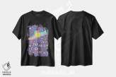 تیشرت مشکی طرح دار پاپ سرگرم کننده ۱، تزئینی اثر نانسی مک کنزی | فروشگاه ایماژ