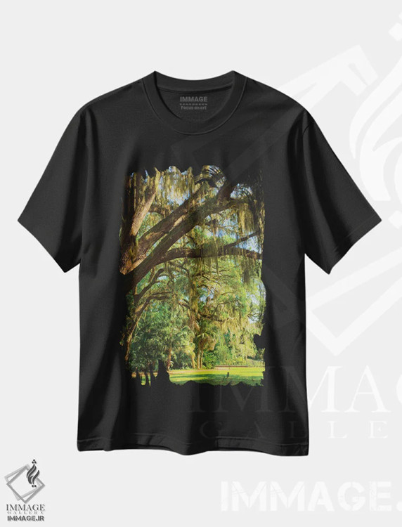 تیشرت مشکی طرح دار آثار آنا میلر - immage.ir