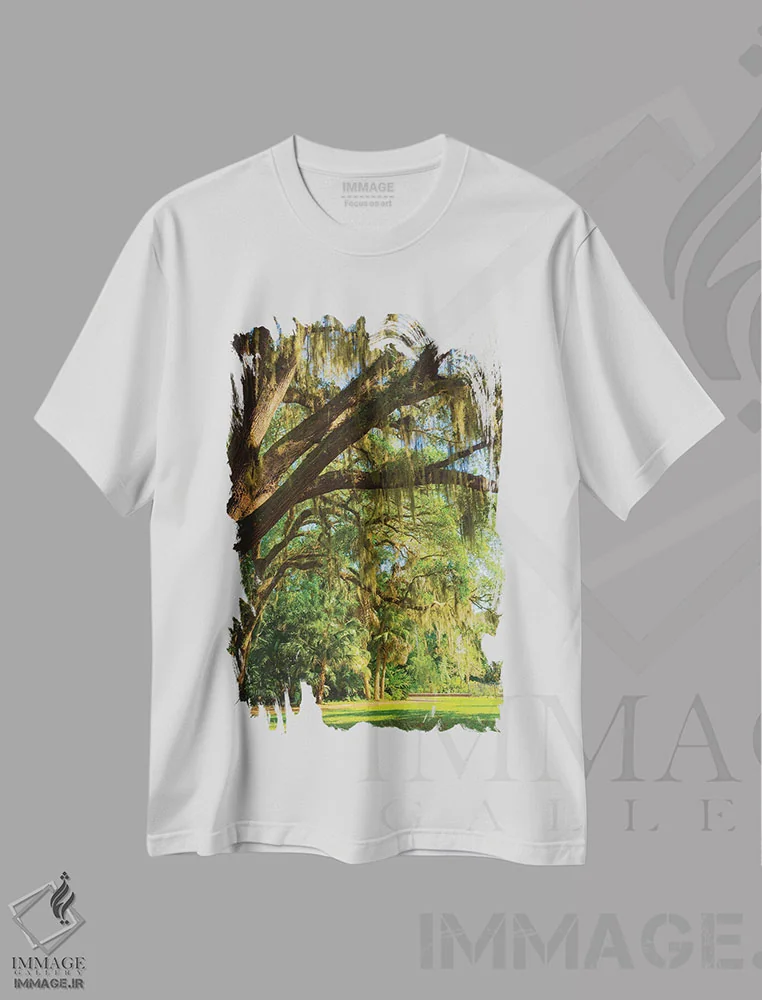 تیشرت سفید طرح دار آثار آنا میلر - فروشگاه ایماژ