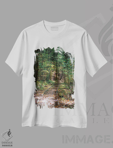 تیشرت سفید طرح دار آثار آنا میلر - immage.ir