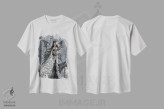 تیشرت سفید طرح دار اولیاد، هنر دیجیتال اثر نه نه توماس | immage.ir