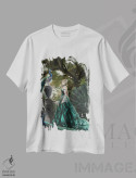 تیشرت سفید طرح دار امرالد هاوتورن، هنر دیجیتال اثر نه نه توماس | immage.ir