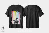 تیشرت مشکی طرح دار پاپ آرت بیتلز، هنر دیجیتال اثر ۲ توست دیزاین | immage.ir