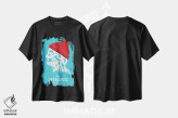 تیشرت مشکی طرح دار هنر فیلم زندگی در آب، هنر دیجیتال اثر ۲ توست دیزاین | immage.ir