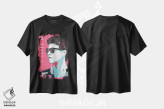 تیشرت مشکی طرح دار هنر فیلم بیبی درایور، هنر دیجیتال اثر ۲ توست دیزاین | immage.ir