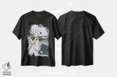 تیشرت مشکی طرح دار هواپیمای مد، تزئینی اثر آملیا نویز | فروشگاه ایماژ