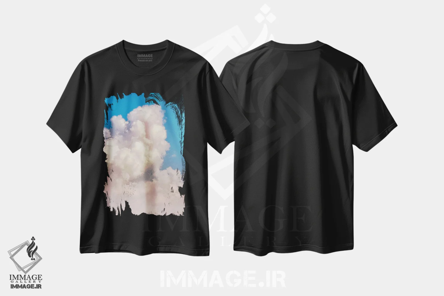 تیشرت مشکی طرح دار فراتر از همه، مدیوم اثر نیـرز فوتوگرافی | فروشگاه ایماژ