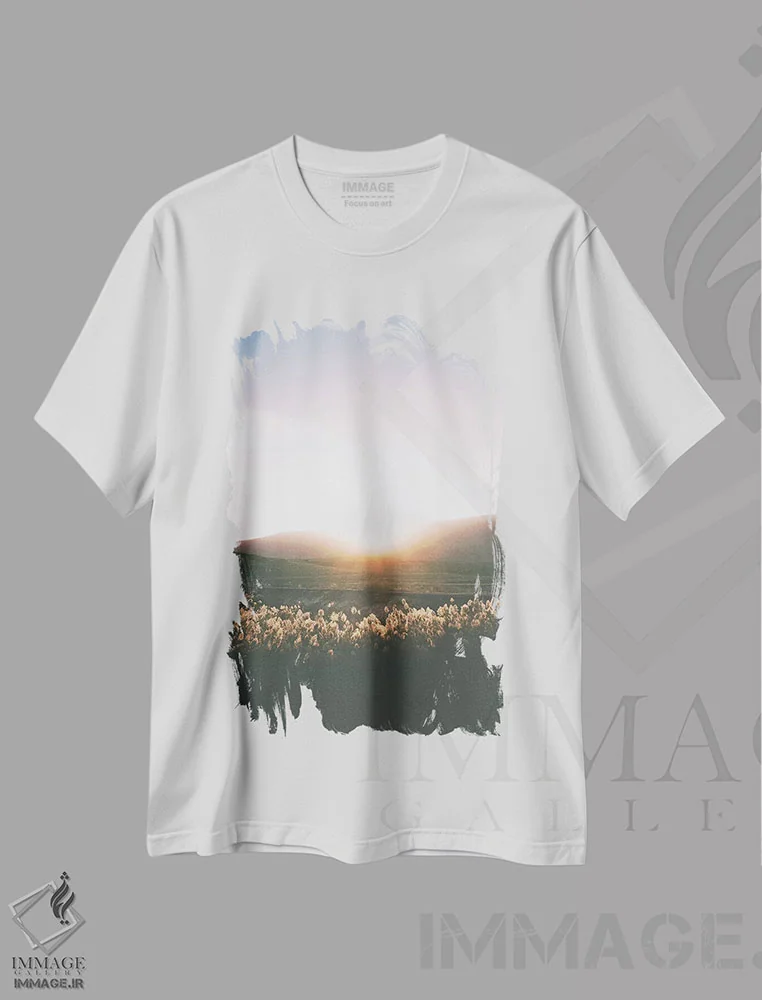 تیشرت سفید طرح دار درود بر ملکه، مدیوم اثر نیـرز فوتوگرافی | فروشگاه ایماژ