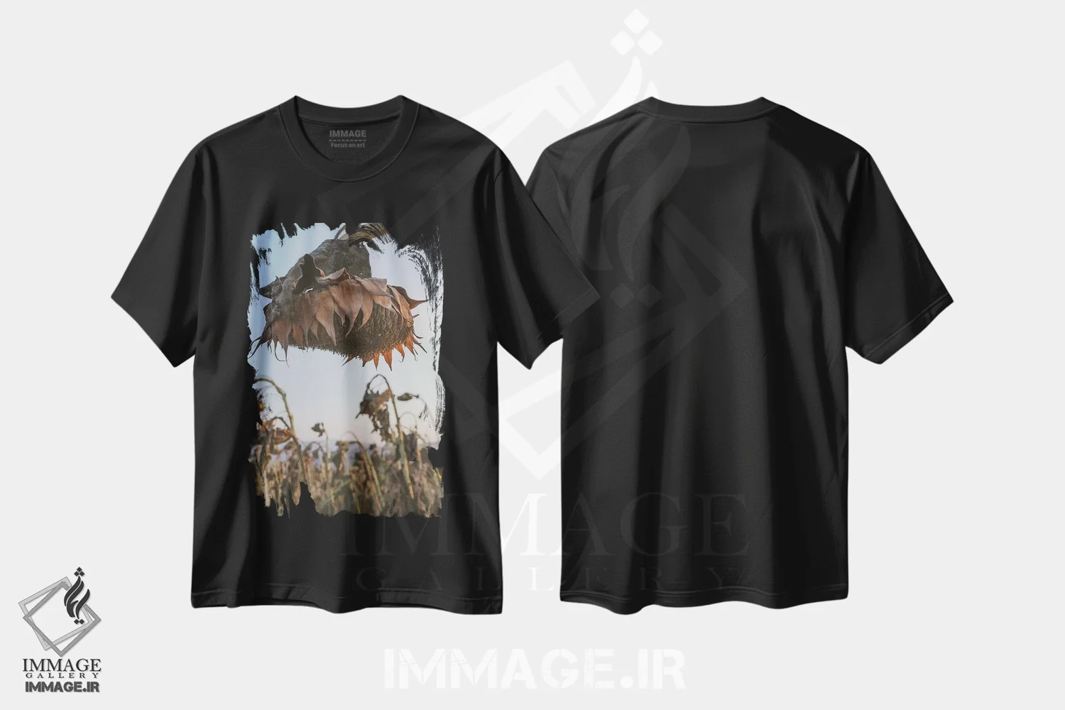 تیشرت مشکی طرح دار آویزان و آزاد، مدیوم اثر نیـرز فوتوگرافی | فروشگاه ایماژ