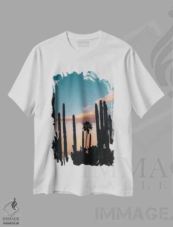 تیشرت سفید طرح دار شب های عربی، مدیوم اثر نیـرز فوتوگرافی | فروشگاه ایماژ
