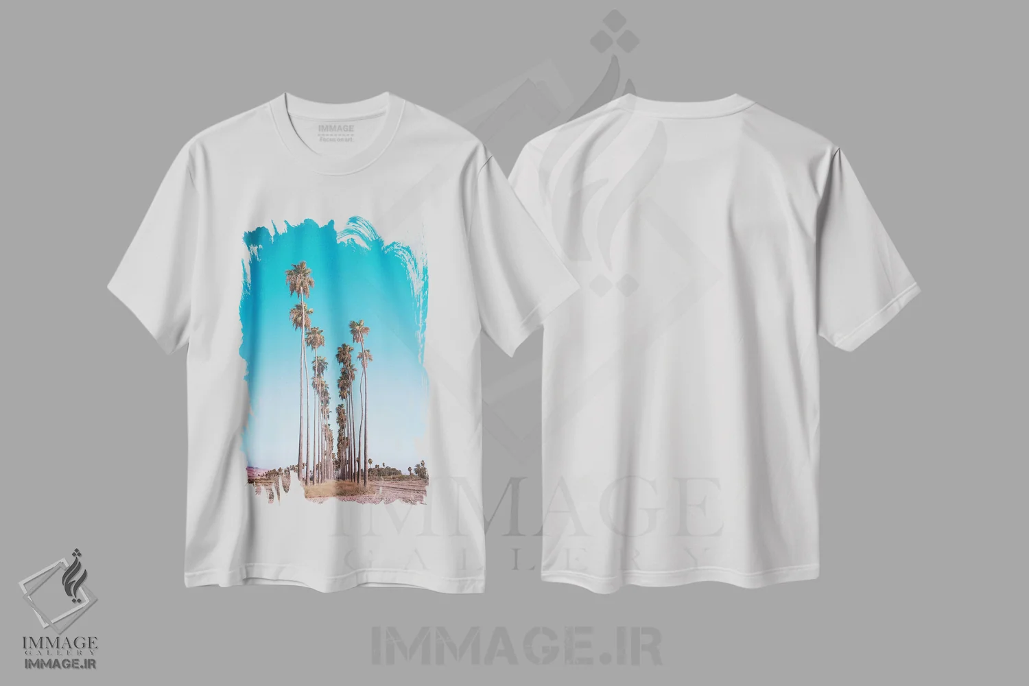 تیشرت سفید طرح دار خیابان عریض، مدیوم اثر نیـرز فوتوگرافی | immage.ir