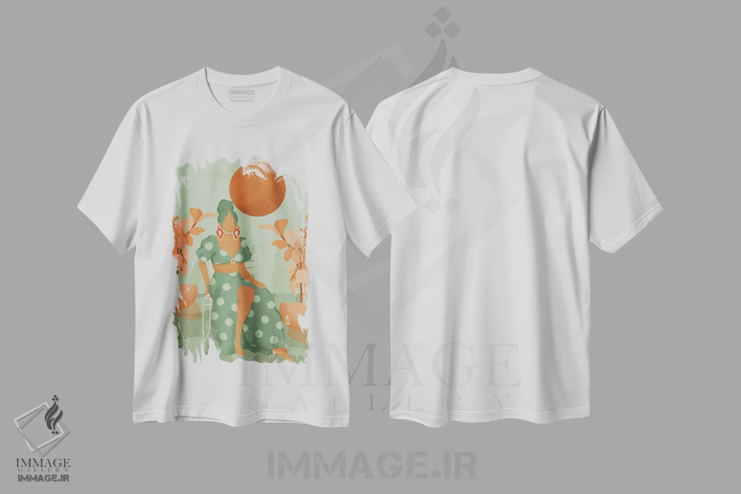 تیشرت سفید طرح دار سیندی، هنر آمریکایی آفریقایی تبار اثر رینا نوریگا | immage.ir