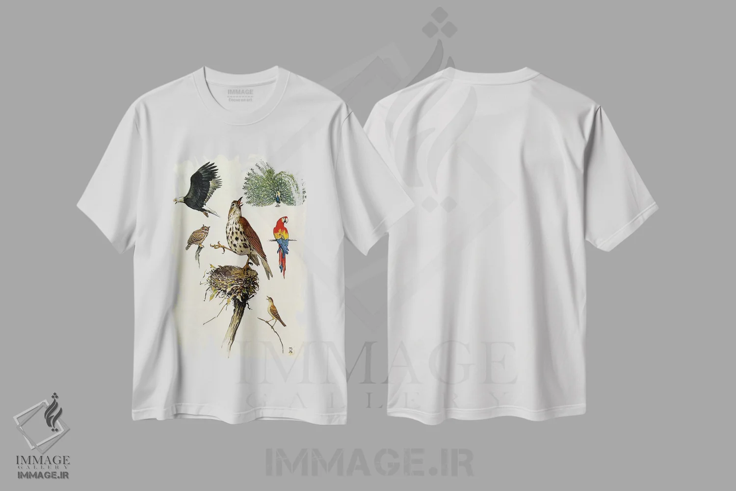 تیشرت سفید طرح دار ویلی متفاوت بود "پدر ویلی مردی متکبر بود"، هنر فاخر کلاسیک اثر نورمن راکول | immage.ir