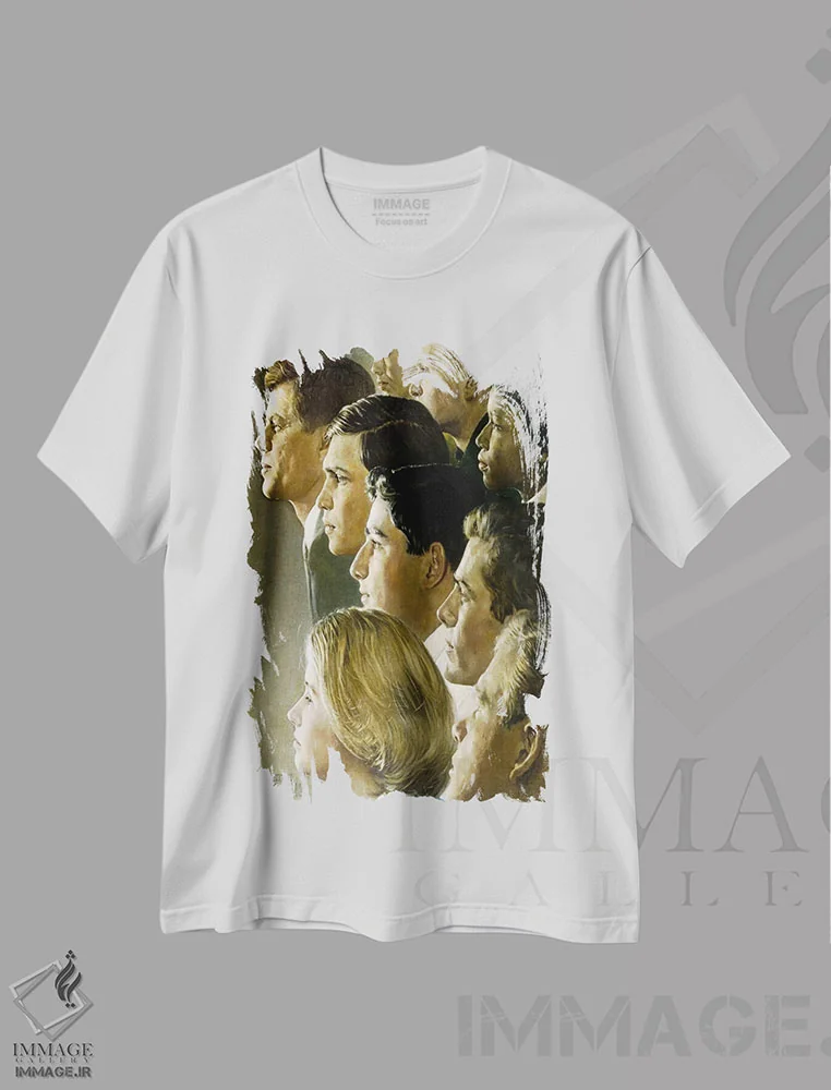 تیشرت سفید طرح دار سپاه صلح، هنر فاخر کلاسیک اثر نورمن راکول | فروشگاه ایماژ