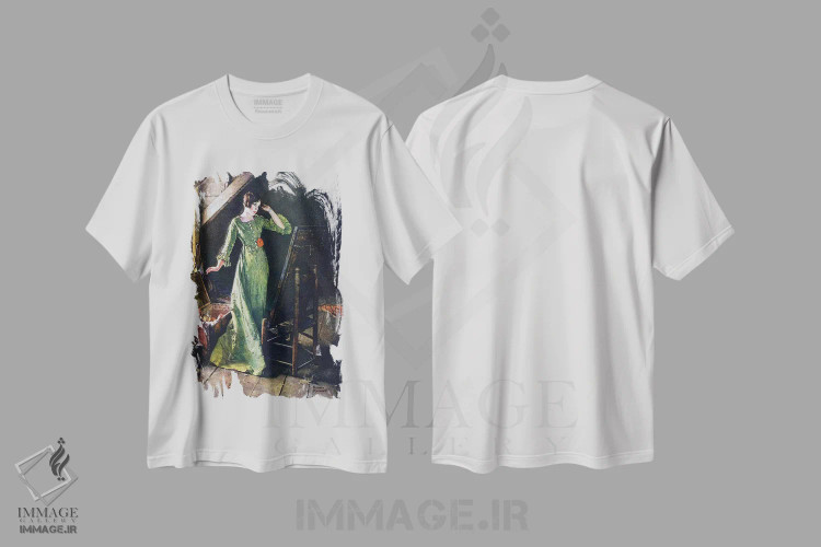 تیشرت سفید طرح دار گنجینه ها، هنر فاخر کلاسیک اثر نورمن راکول | فروشگاه ایماژ