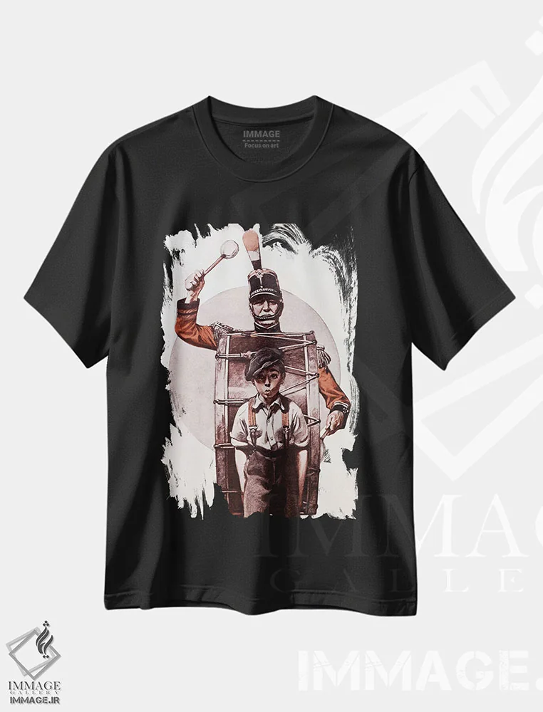 تیشرت مشکی طرح دار چهارم ژوئیه، هنر فاخر کلاسیک اثر نورمن راکول | immage.ir