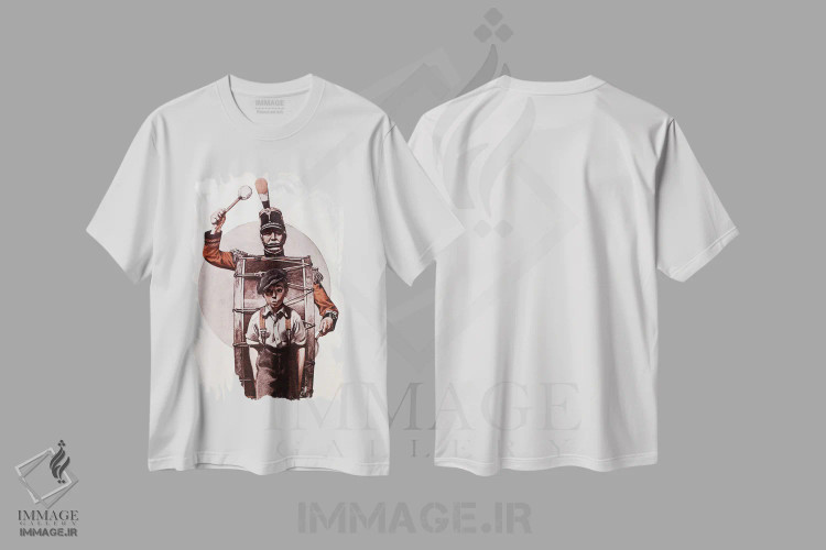 تیشرت سفید طرح دار چهارم ژوئیه، هنر فاخر کلاسیک اثر نورمن راکول | فروشگاه ایماژ