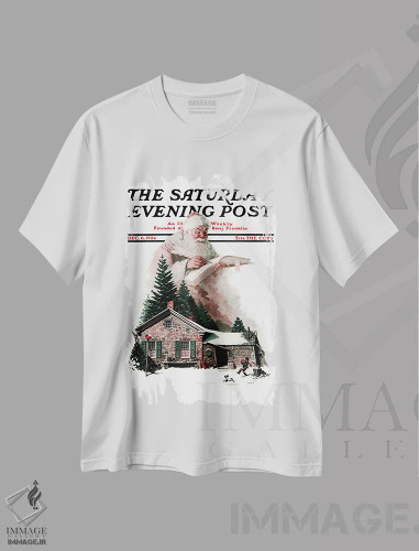 تیشرت سفید طرح دار کارهای نیک، هنر فاخر کلاسیک اثر نورمن راکول | فروشگاه ایماژ