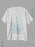 تیشرت سفید طرح دار آبشار یخ زده ۲، مدیوم اثر نیک ریو | immage.ir
