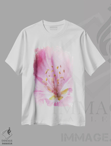 تیشرت سفید طرح دار رنگ های عشق، مدیوم اثر نیک ریو | فروشگاه ایماژ