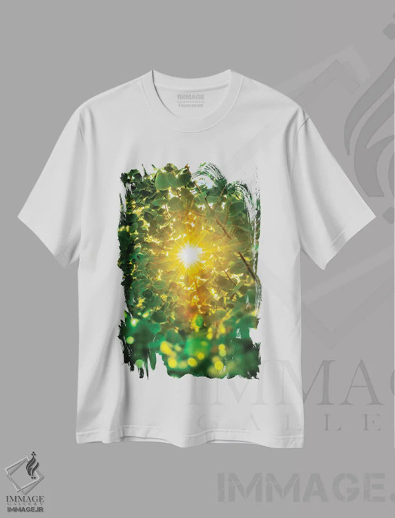 تیشرت سفید طرح دار ستارهٔ صبحگاهی، مدیوم اثر نیک ریو | فروشگاه ایماژ